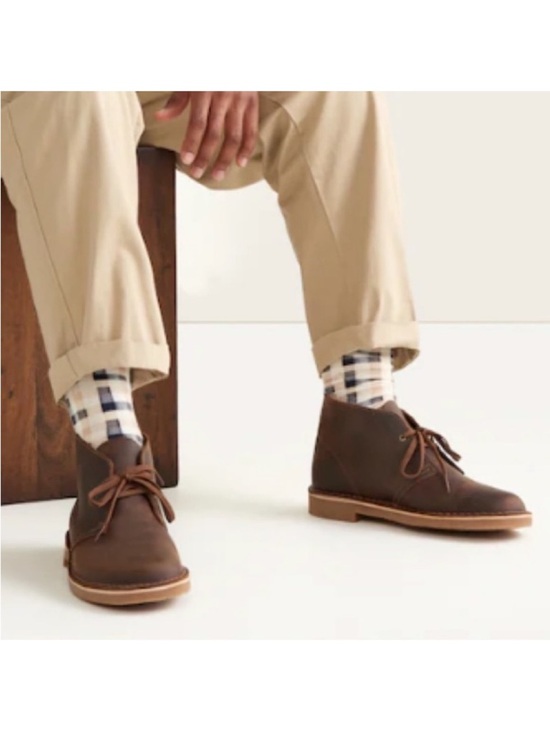 Clarks Other - New Clark’s Bushacre Men's Brown Leather Chukka Boots / 9.5